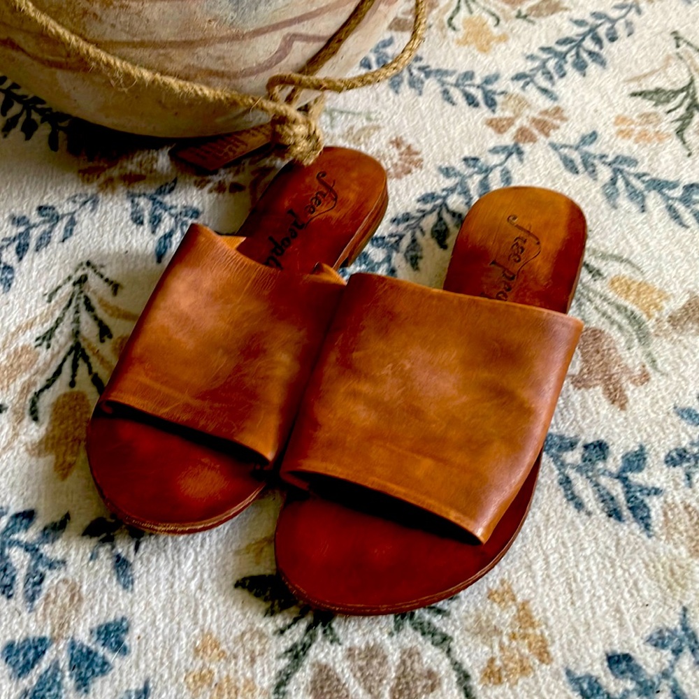 Free People leather sandals